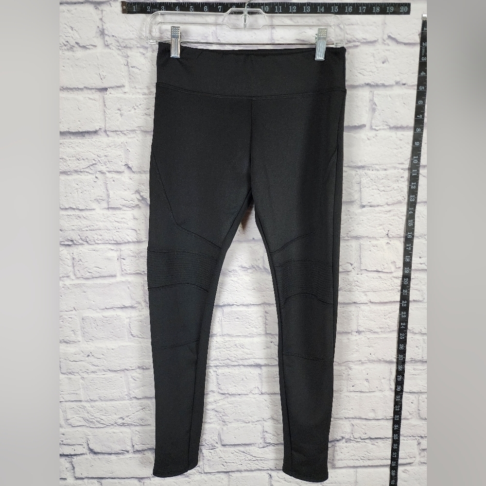 Affliction Moto Speed Black Leggings Size Small NEW
